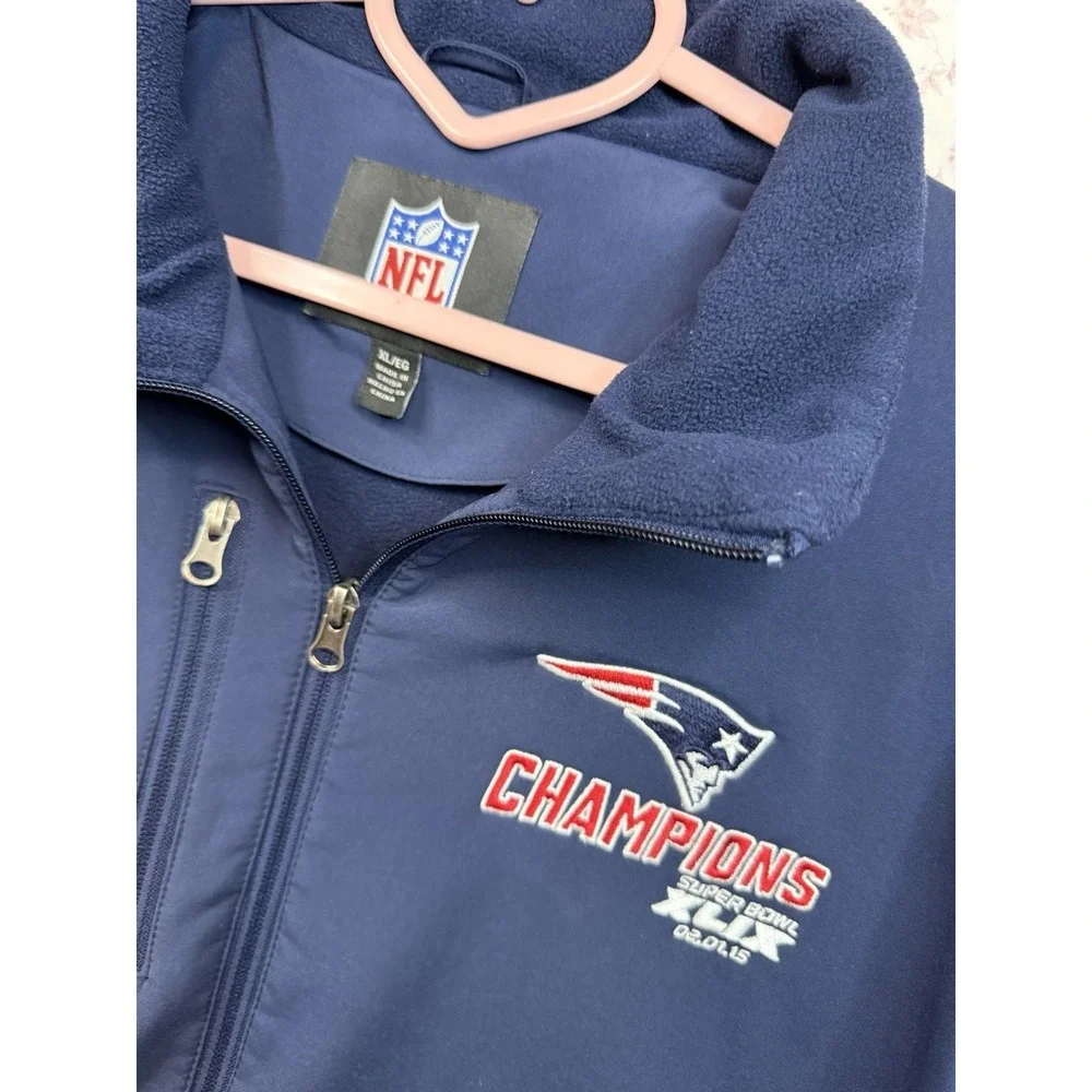NFL New England Patriots Super Bowl XLIX Champions Jacket XL